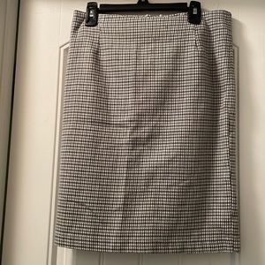Express Houndstooth Pencil Skirt